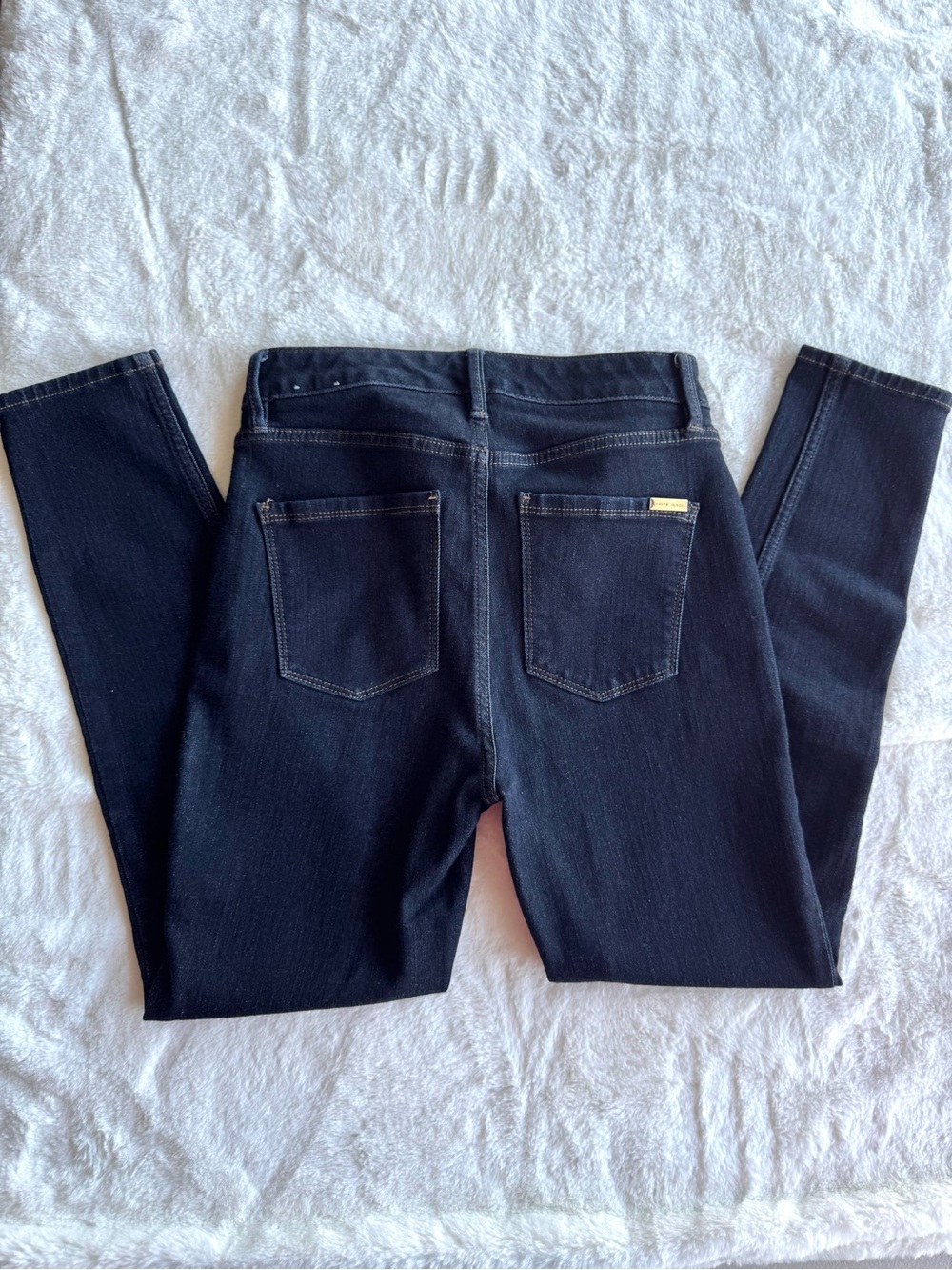 **White House Black Market Skinny Crop Dark Wash Jeans –